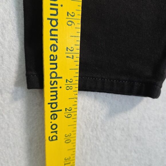 NYDJ Dylan Skinny Ankle Jeans Lift Tuck Women's Size 6 Black Tummy Technology - Picture 7 of 9